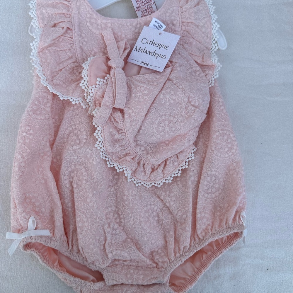 Tommy Bahama And Catherine Malandrino Chic Pink and Green Diaper Covers #A1 2Pc - Picture 2 of 11